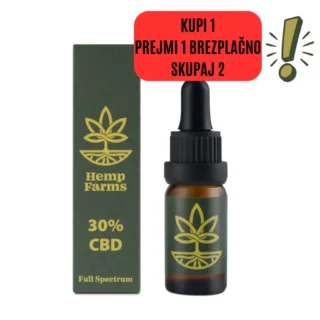 Olje CBD Hemp Farms 30% 10ml. Full Spectrum