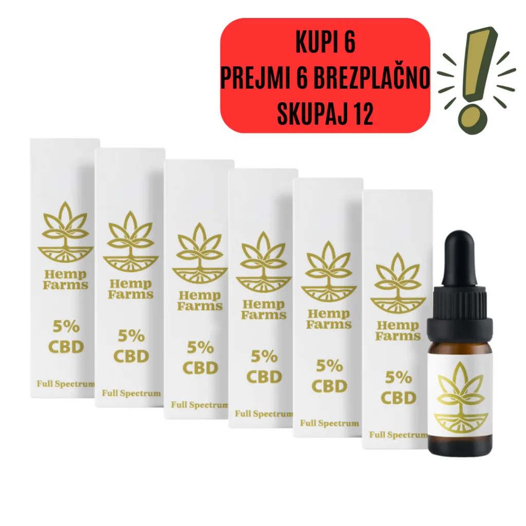 CBD Olje Full Spectrum – Super Combo 6 x 5% (3000mg)
