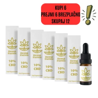 CBD Olje Full Spectrum – Super Combo 6 x 10% (6000mg)